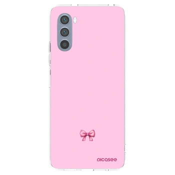 Picasee silikonski prozorni ovitek za Motorola Moto G62 - Blush bow