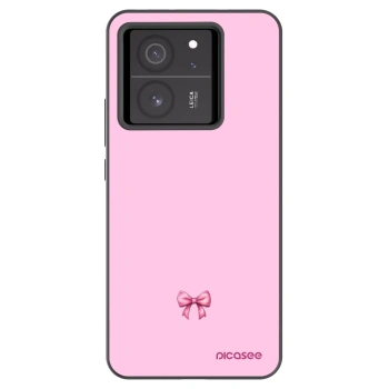 Picasee silikonski črni ovitek za Xiaomi 13T Pro - Blush bow