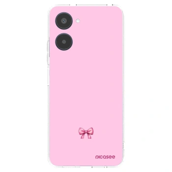 Picasee silikonski prozorni ovitek za Realme 10 4G - Blush bow
