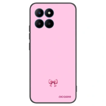 Picasee silikonski črni ovitek za Honor 70 Lite - Blush bow