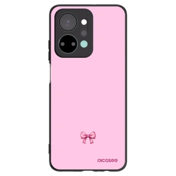 Picasee silikonski črni ovitek za Honor X7a - Blush bow