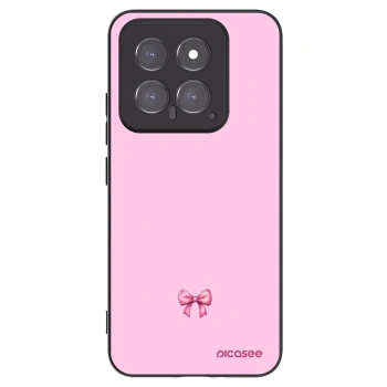 Picasee silikonski črni ovitek za Xiaomi 14 - Blush bow