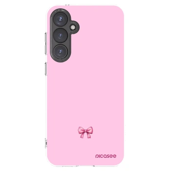 Picasee silikonski prozorni ovitek za Samsung Galaxy S23 FE S711B - Blush bow