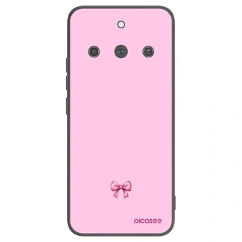 Picasee silikonski črni ovitek za Realme 11 Pro+ - Blush bow