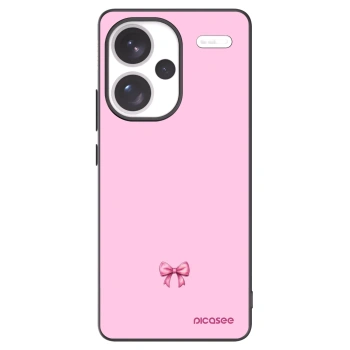Picasee silikonski črni ovitek za Xiaomi Redmi Note 13 Pro+ 5G - Blush bow