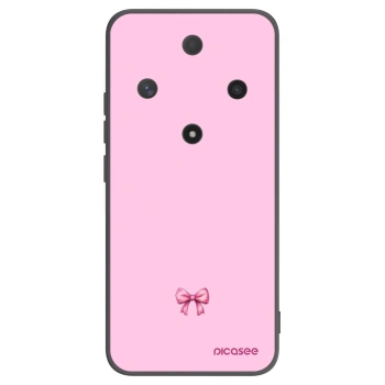 Picasee silikonski črni ovitek za Honor Magic6 Lite 5G - Blush bow