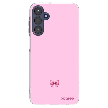 Picasee silikonski prozorni ovitek za Samsung Galaxy A15 A155F 4G - Blush bow