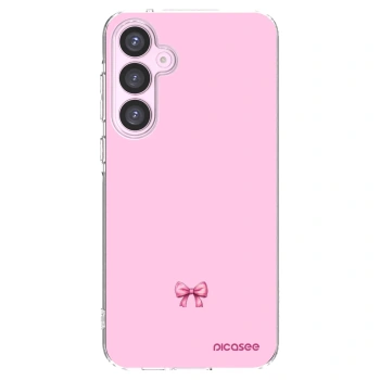 Picasee silikonski prozorni ovitek za Samsung Galaxy A55 5G A556B - Blush bow