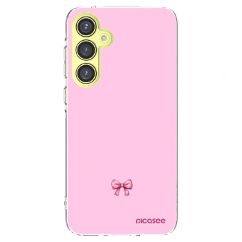 Picasee silikonski prozorni ovitek za Samsung Galaxy A35 5G A356B - Blush bow