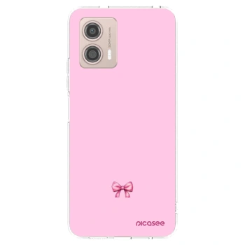 Picasee silikonski prozorni ovitek za Motorola Moto G53 5G - Blush bow