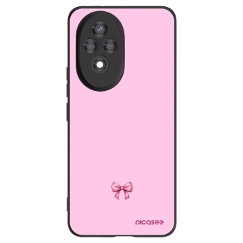 Picasee silikonski črni ovitek za Honor 200 5G - Blush bow