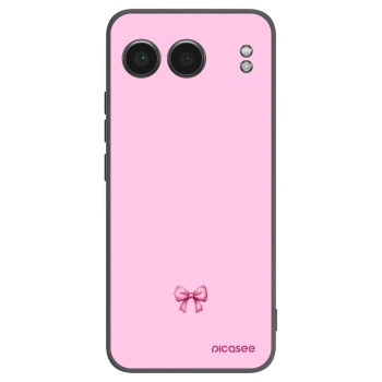 Picasee silikonski črni ovitek za OnePlus Nord 4 - Blush bow
