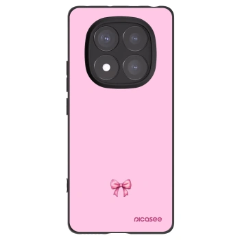 Picasee silikonski črni ovitek za Xiaomi Redmi Note 14 Pro 5G - Blush bow