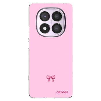 Picasee silikonski prozorni ovitek za Xiaomi Redmi Note 14 Pro 5G - Blush bow