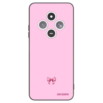 Picasee silikonski črni ovitek za Xiaomi Redmi 14C - Blush bow