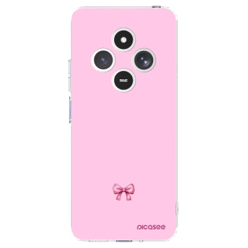 Picasee silikonski prozorni ovitek za Xiaomi Redmi 14C - Blush bow