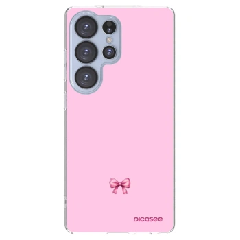 Picasee silikonski prozorni ovitek za Samsung Galaxy S25 Ultra 5G - Blush bow
