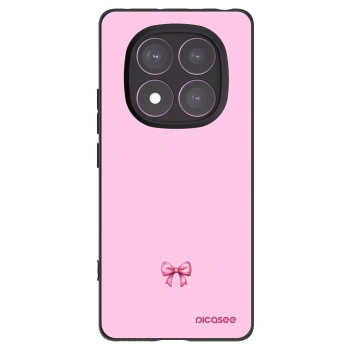 Picasee silikonski črni ovitek za Xiaomi Redmi Note 14 Pro 4G - Blush bow