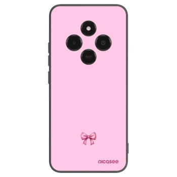 Picasee silikonski črni ovitek za Xiaomi Poco C75 - Blush bow