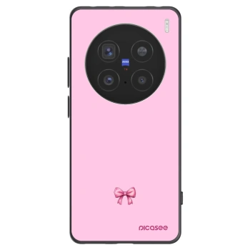 Picasee silikonski črni ovitek za Vivo X200 Pro - Blush bow
