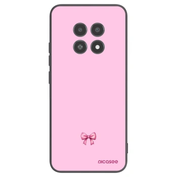Picasee silikonski črni ovitek za Realme 12X - Blush bow