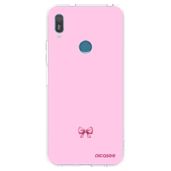 Picasee silikonski prozorni ovitek za Huawei Y6 2019 - Blush bow