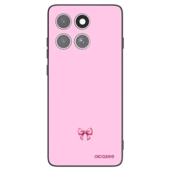 Picasee silikonski črni ovitek za Motorola Edge 60 Pro - Blush bow