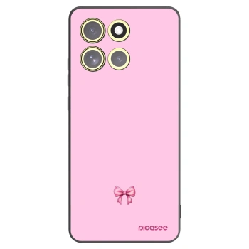 Picasee silikonski črni ovitek za Motorola Moto G86 5G - Blush bow
