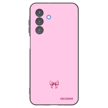 Picasee silikonski črni ovitek za Samsung Galaxy A17 5G - Blush bow