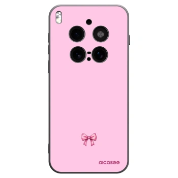 Picasee silikonski črni ovitek za Vivo X300 Pro - Blush bow