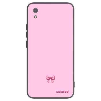 Picasee silikonski črni ovitek za Xiaomi Redmi 7A - Blush bow