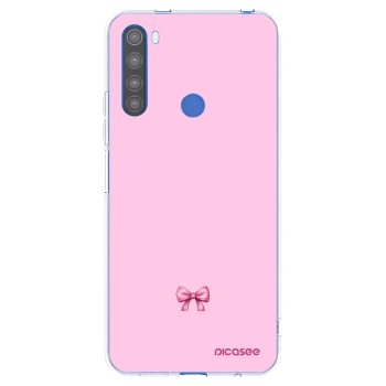 Picasee silikonski prozorni ovitek za Xiaomi Redmi Note 8T - Blush bow