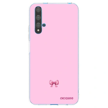 Picasee silikonski prozorni ovitek za Huawei Nova 5T - Blush bow