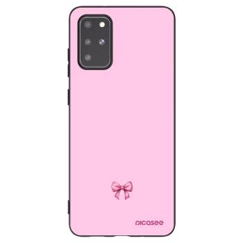 Picasee silikonski črni ovitek za Samsung Galaxy S20+ G985F - Blush bow