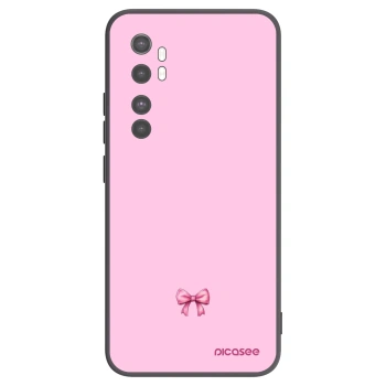 Picasee silikonski črni ovitek za Xiaomi Mi Note 10 Lite - Blush bow