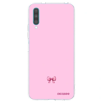 Picasee silikonski prozorni ovitek za Samsung Galaxy A30s A307F - Blush bow