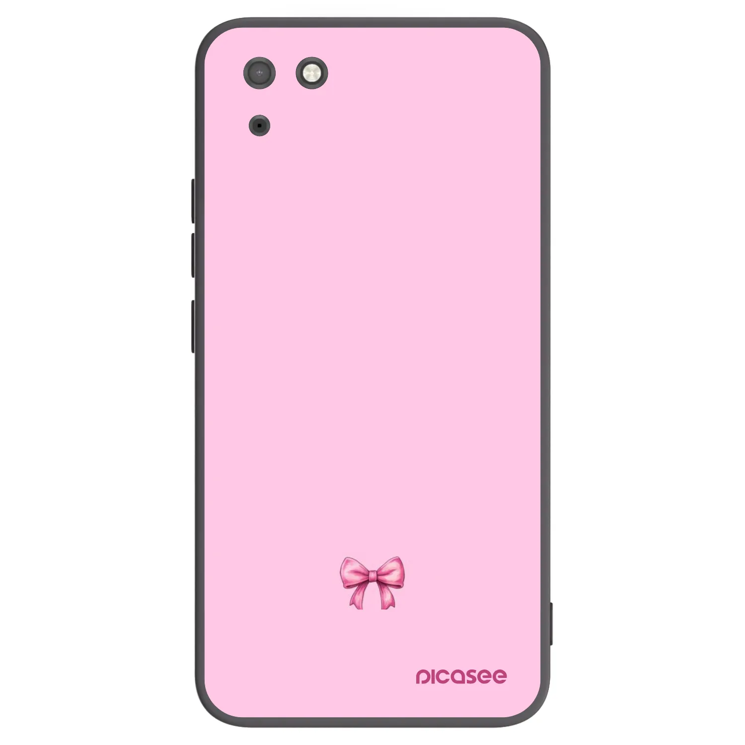 Picasee silikonski črni ovitek za Huawei Y5P - Blush bow