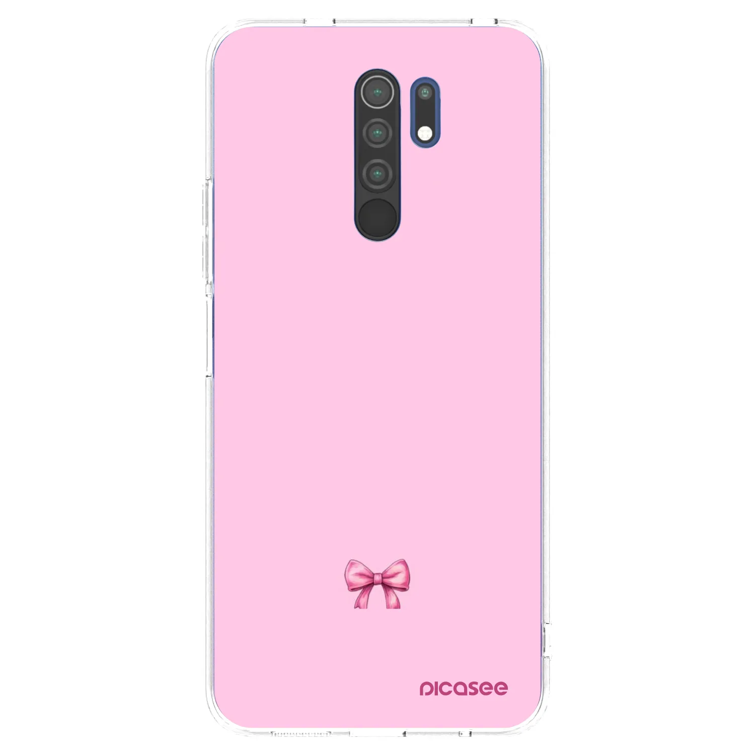 Picasee silikonski prozorni ovitek za Xiaomi Redmi 9 - Blush bow