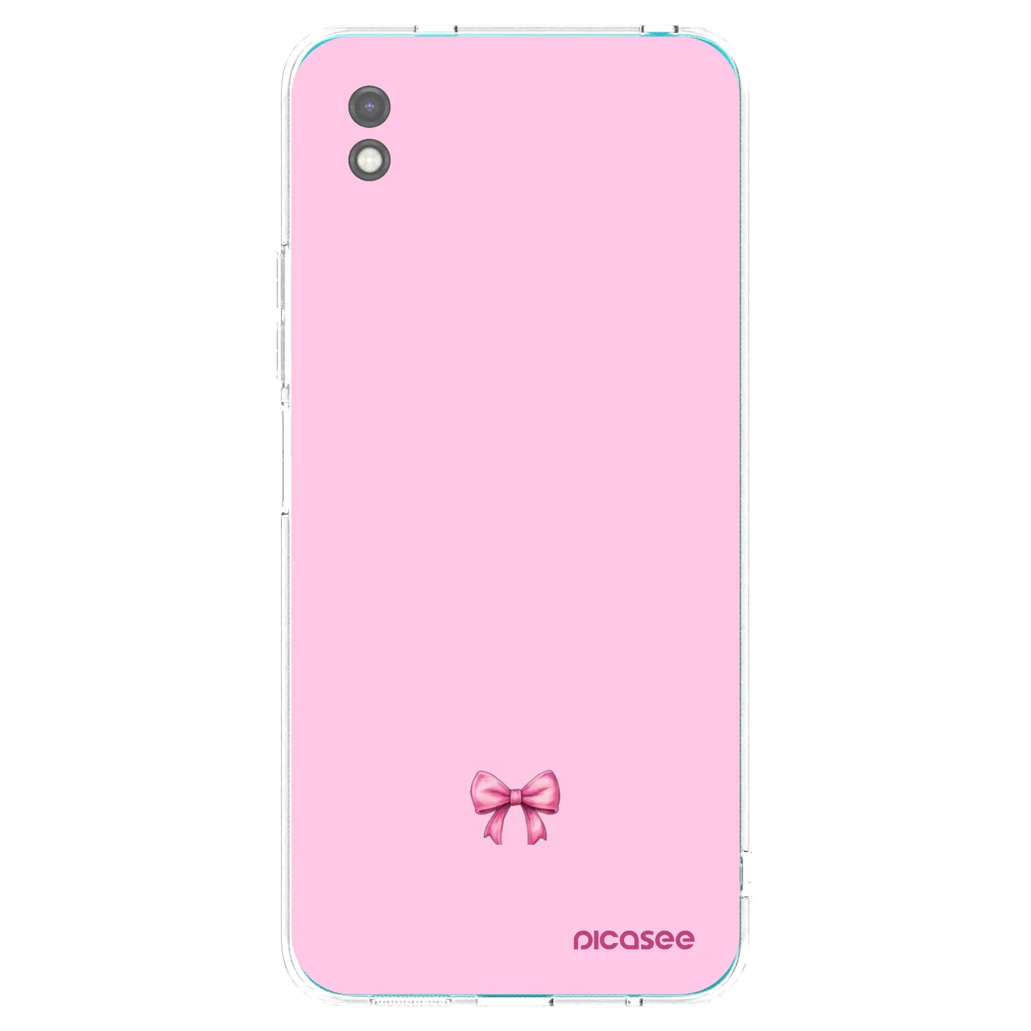 Picasee silikonski črni ovitek za Xiaomi Redmi 9A - Blush bow