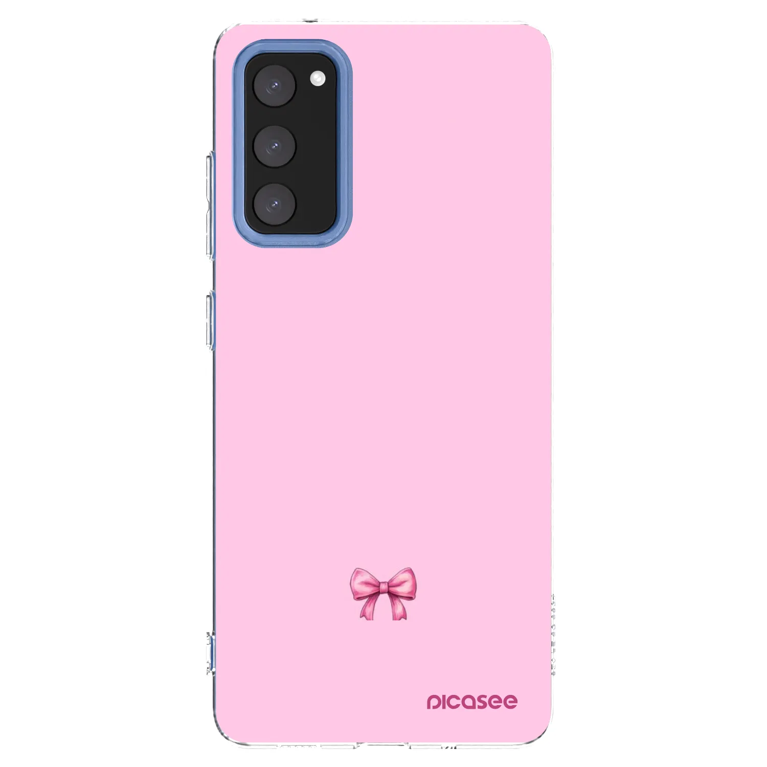 Picasee silikonski prozorni ovitek za Samsung Galaxy S20 FE - Blush bow