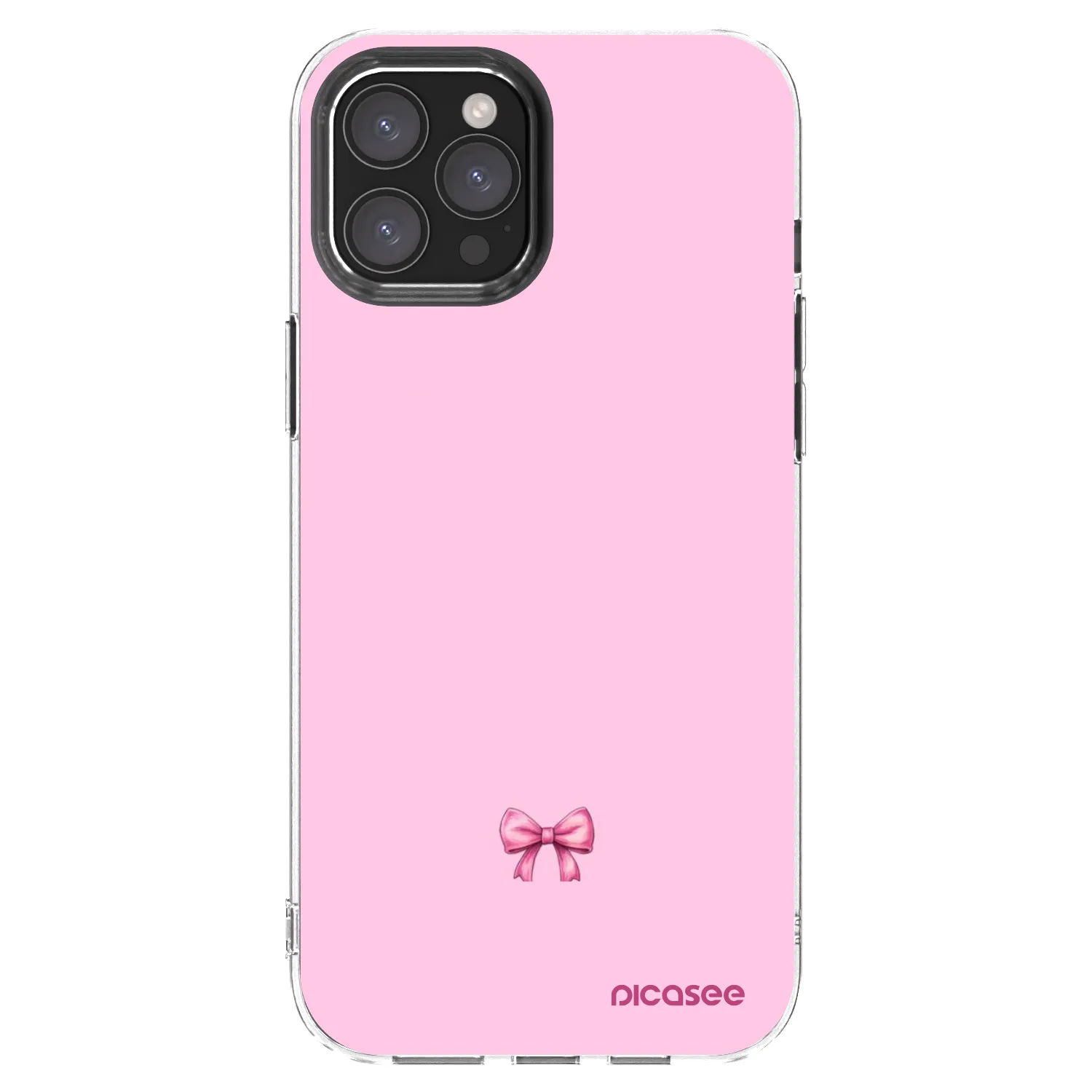Picasee silikonski prozorni ovitek za Apple iPhone 12 Pro Max - Blush bow