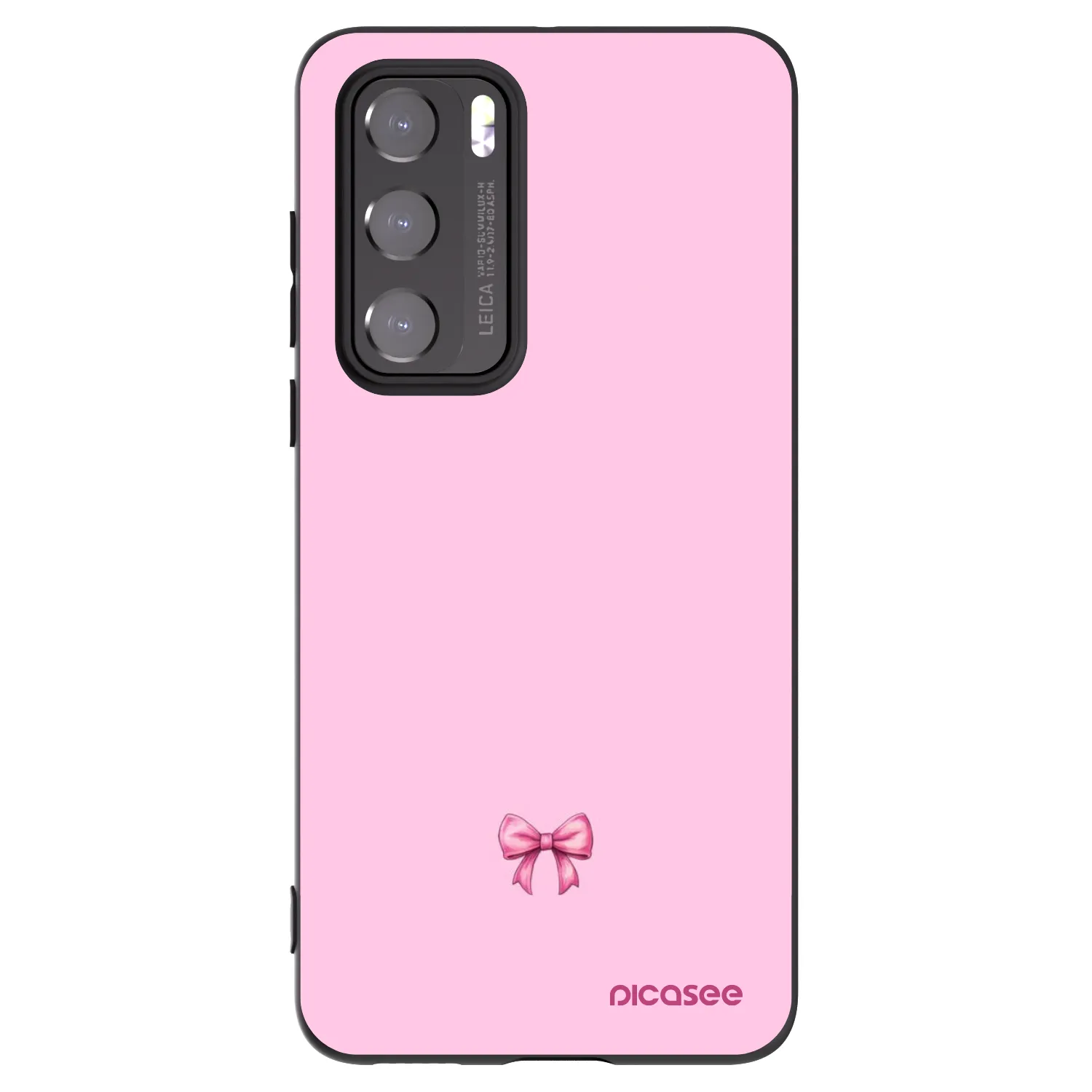 Picasee silikonski črni ovitek za Huawei P40 - Blush bow