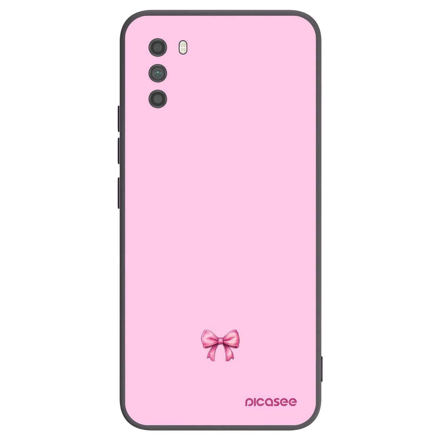 Picasee silikonski črni ovitek za Xiaomi Poco M3 - Blush bow
