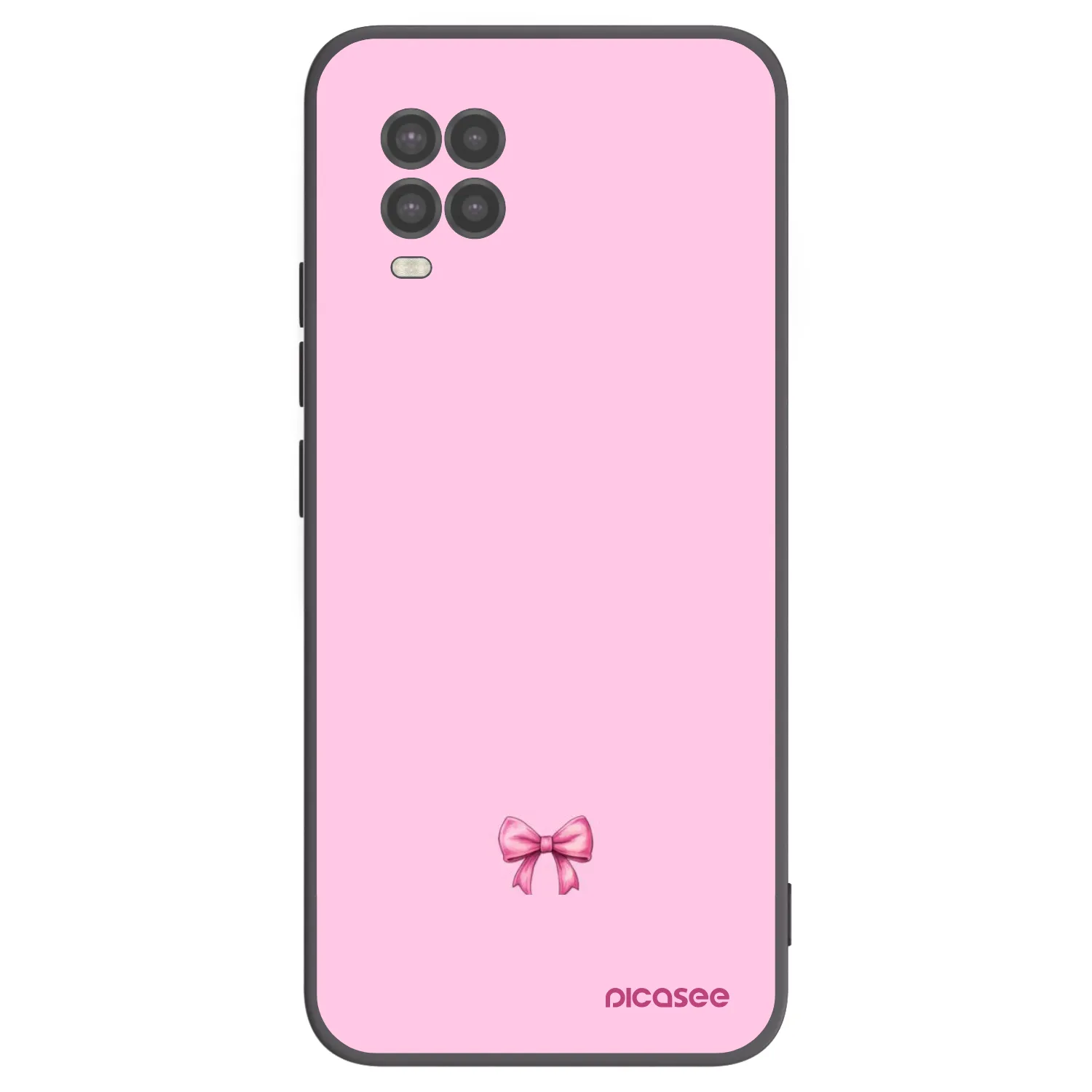 Picasee silikonski črni ovitek za Xiaomi Mi 10 Lite - Blush bow