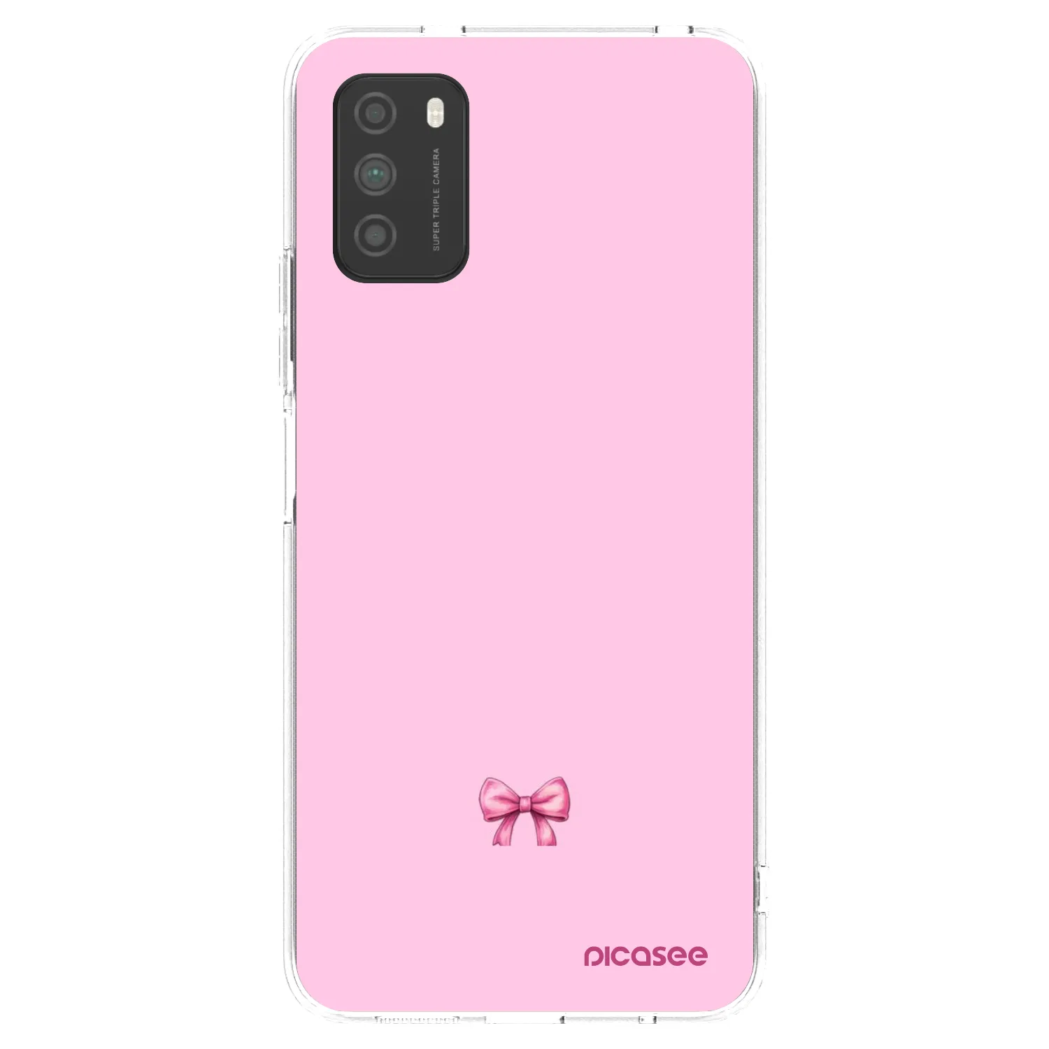 Picasee silikonski prozorni ovitek za Xiaomi Poco M3 - Blush bow