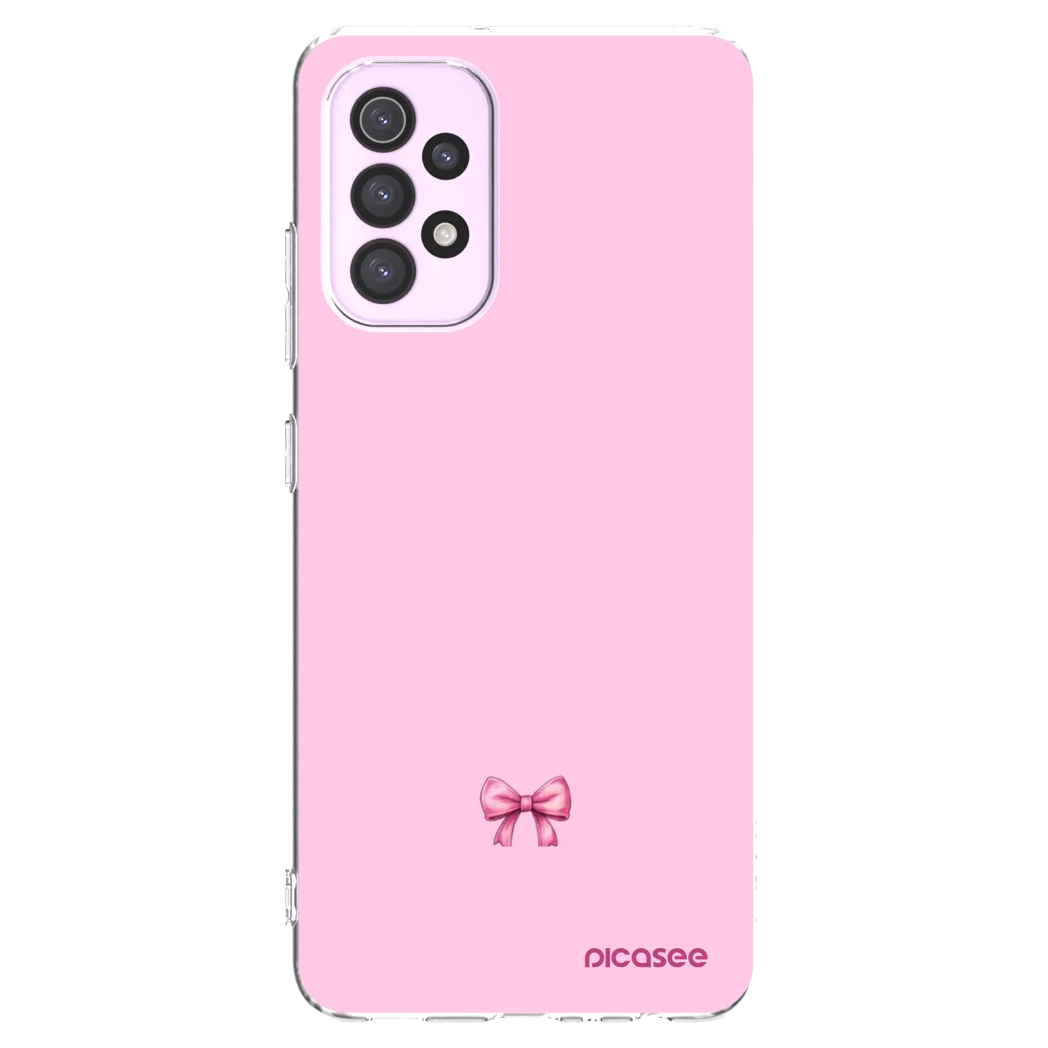 Picasee silikonski prozorni ovitek za Samsung Galaxy A32 5G A326B - Blush bow