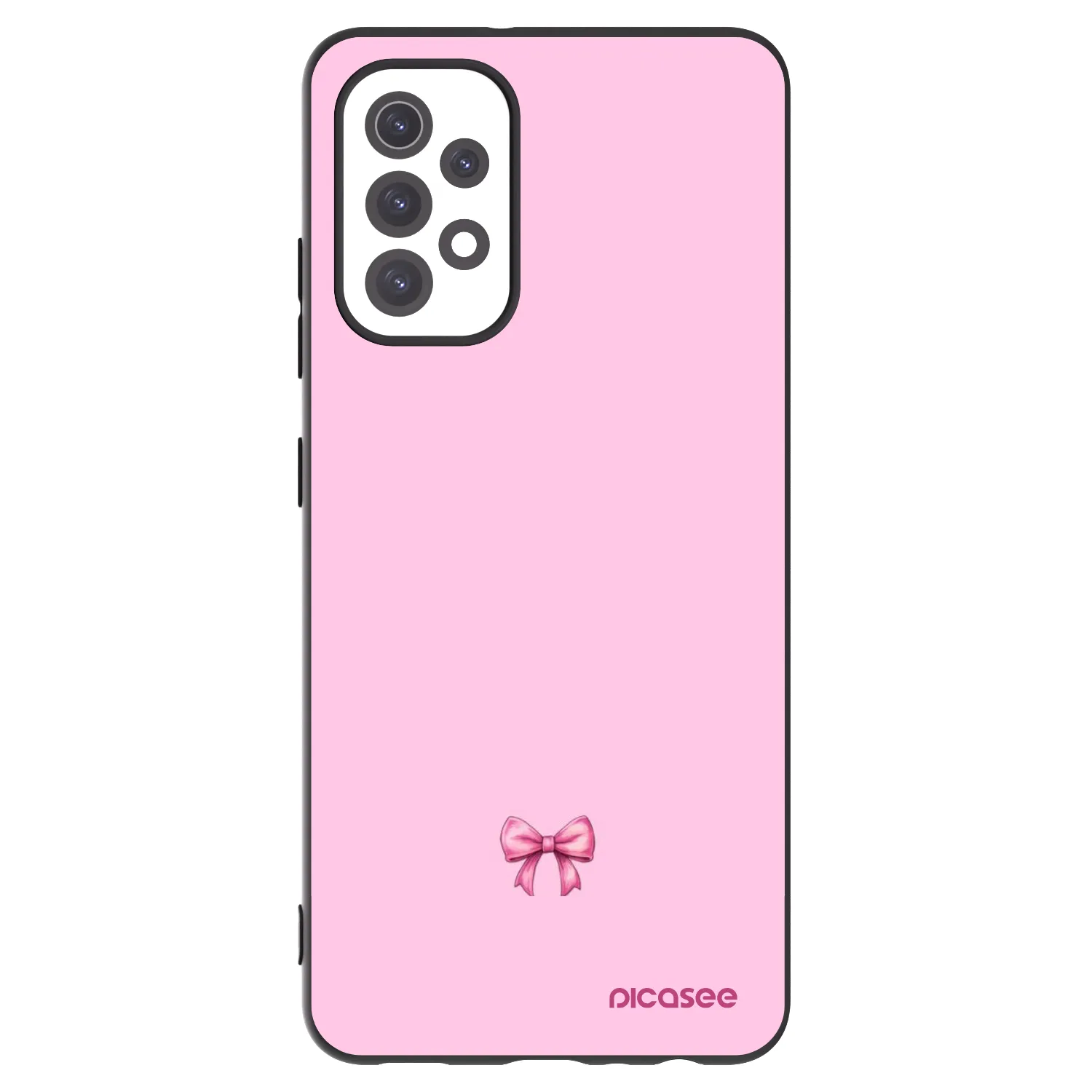 Picasee silikonski črni ovitek za Samsung Galaxy A32 5G A326B - Blush bow