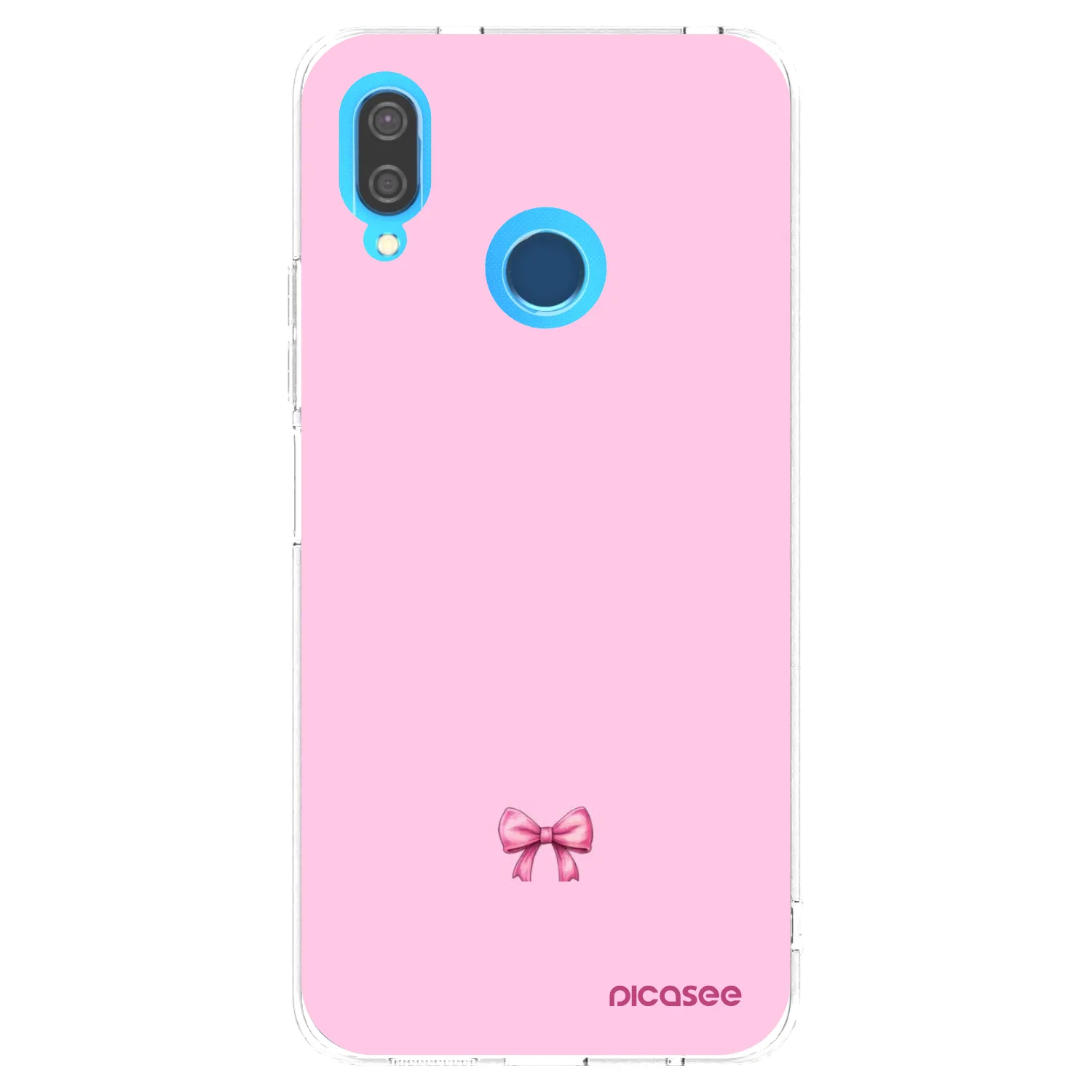 Picasee silikonski prozorni ovitek za Huawei P20 Lite - Blush bow