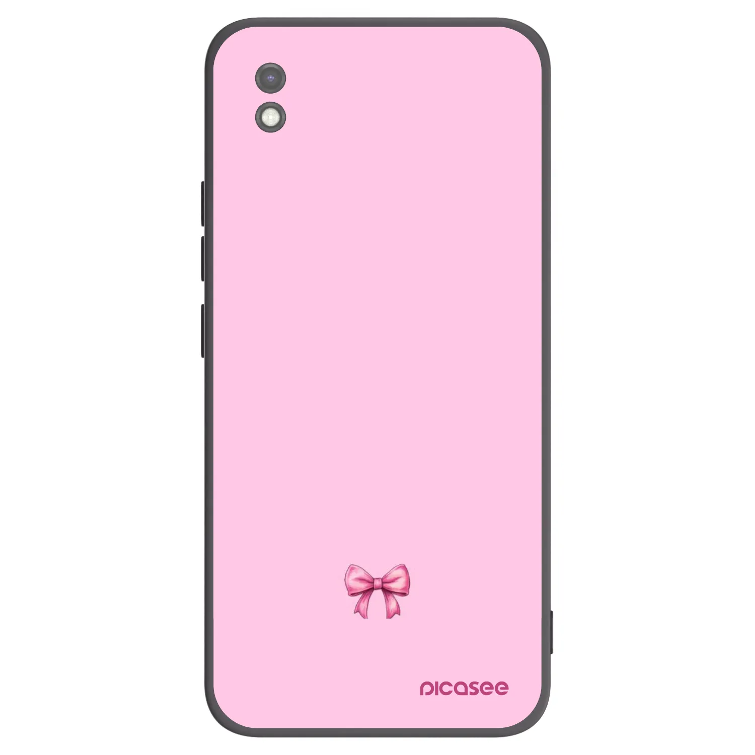 Picasee silikonski črni ovitek za Xiaomi Redmi 9AT - Blush bow