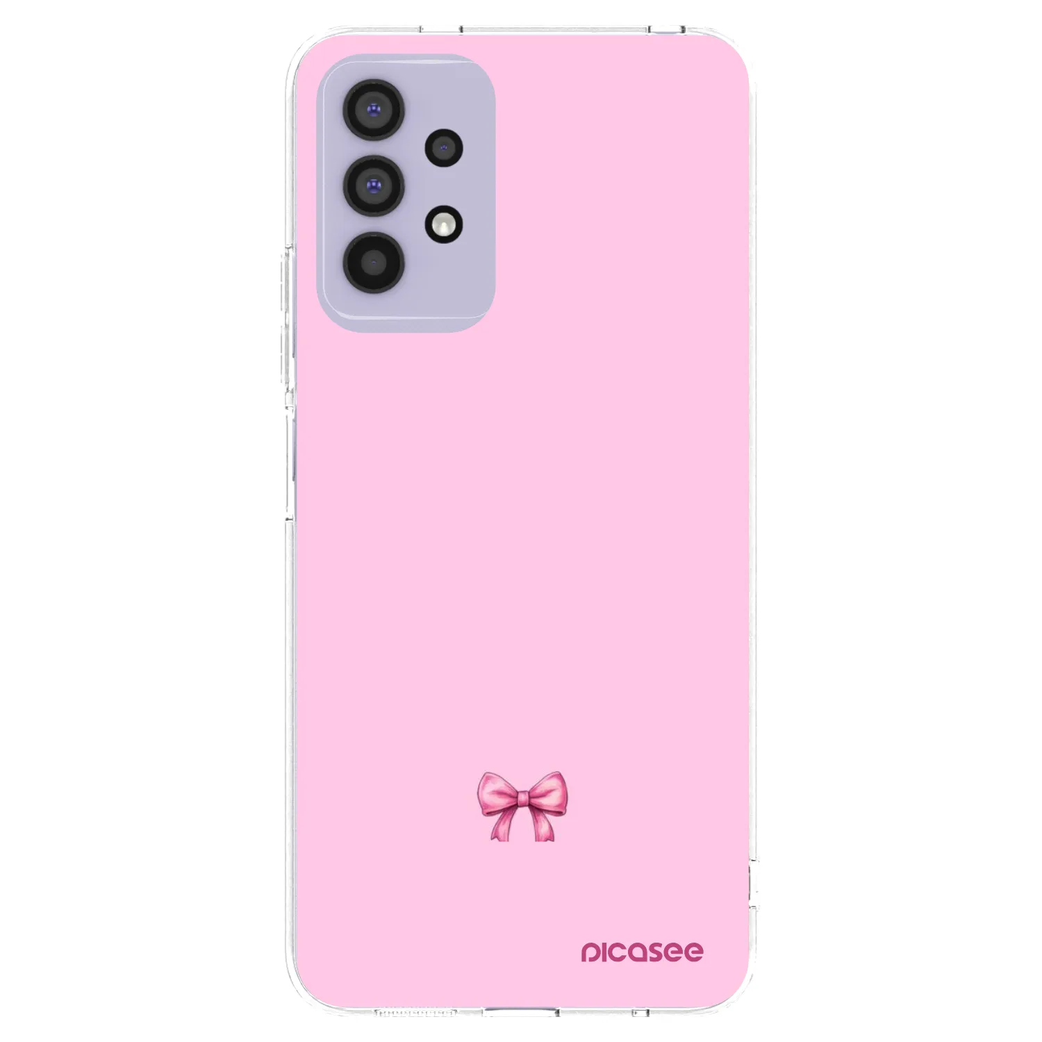 Picasee silikonski prozorni ovitek za Samsung Galaxy A32 4G SM-A325F - Blush bow